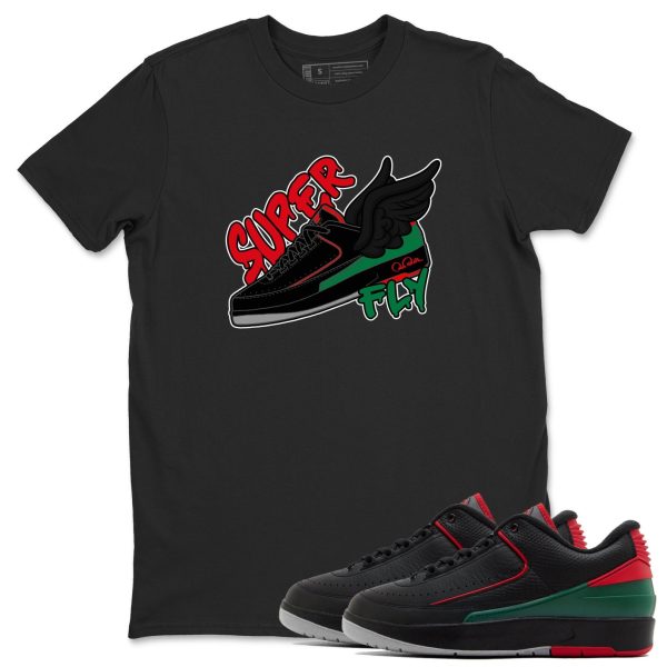 Super Fly Unisex Crew Neck Sneaker Matching Tee Shirt To Match 2s Christmas Holiday Sneaker Tees Jezsport.com