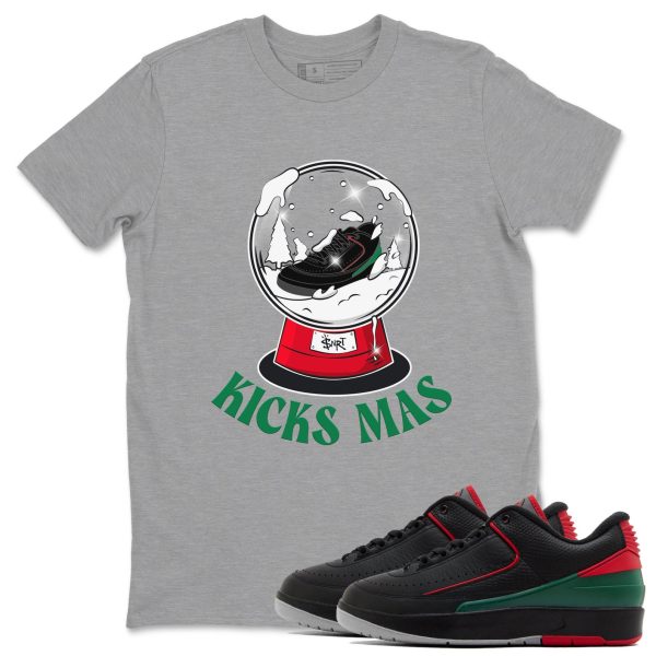 Snow Ball Unisex Crew Neck Sneaker Matching Tee Shirt To Match 2s Christmas Holiday Sneaker Tees Jezsport.com