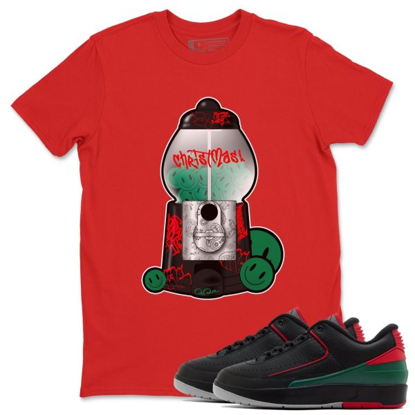 Gumball Machine Unisex Crew Neck Sneaker Matching Tee Shirt To Match 2s Christmas Holiday Sneaker Tees Jezsport.com