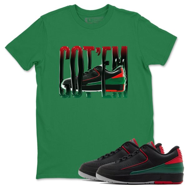 Wiggling Gotem Unisex Crew Neck Sneaker Matching Tee Shirt To Match 2s Christmas Holiday Sneaker Tees Jezsport.com