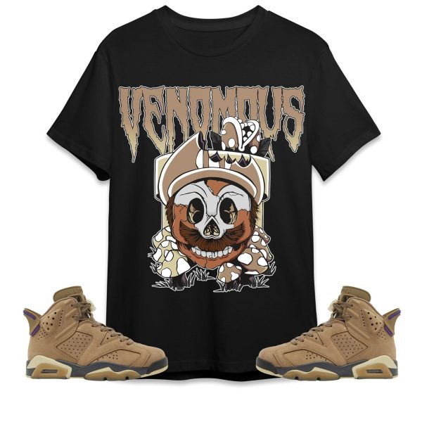 Mario Venomous Unisex Tees Jordan 6 Gore-Tex Brown Kelp to Match Sneaker,Outfit Birthday Gift Jezsport.com