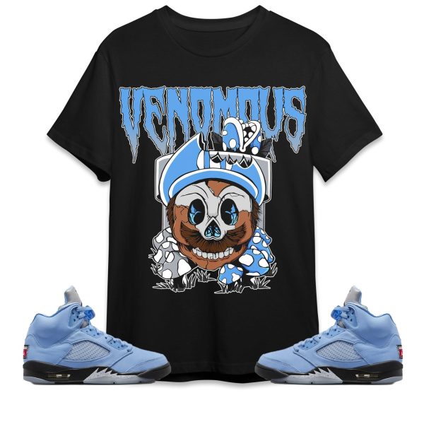 Mario Venomous Unisex Tees Jordan 5 University Blue to Match Sneaker,Outfit Birthday Gift Jezsport.com