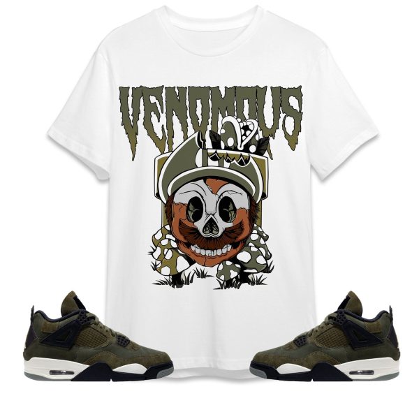 Mario Venomous Unisex Tees Jordan 4 SE Craft Medium Olive to Match Sneaker,Outfit Birthday Gift Jezsport.com