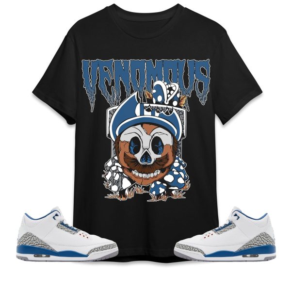 Mario Venomous Unisex Tees Jordan 3 Wizards to Match Sneaker,Outfit Birthday Gift Jezsport.com