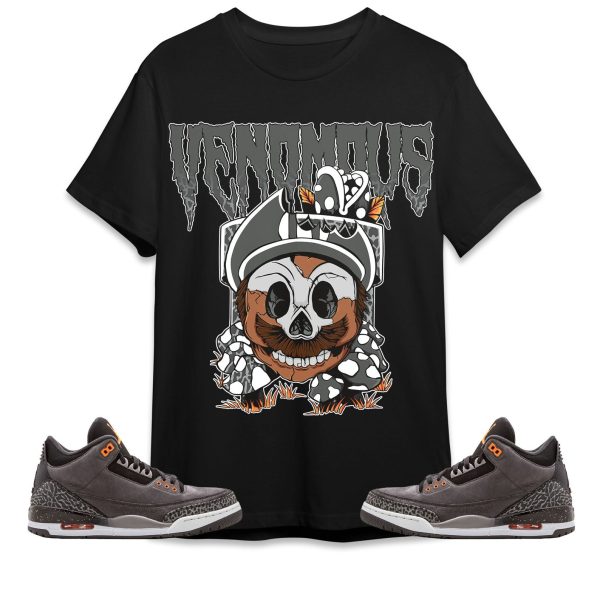 Mario Venomous Unisex Tees Jordan 3 Fear Pack to Match Sneaker,Outfit Birthday Gift Jezsport.com