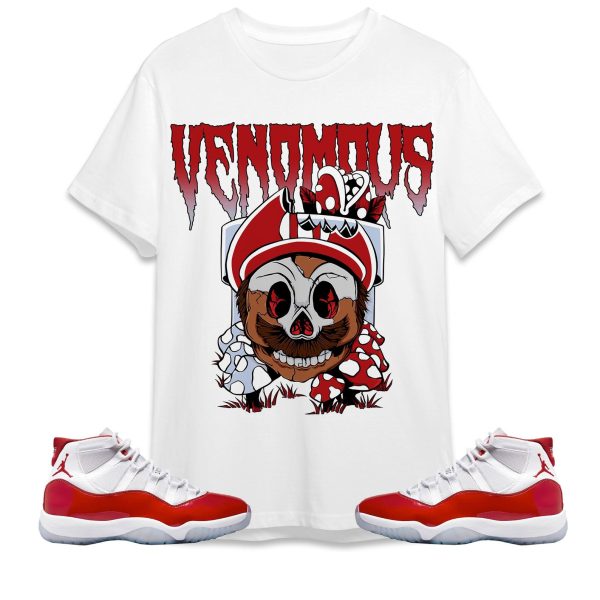 Mario Venomous Unisex Tees Jordan 11 Cherry to Match Sneaker,Outfit Birthday Gift Jezsport.com