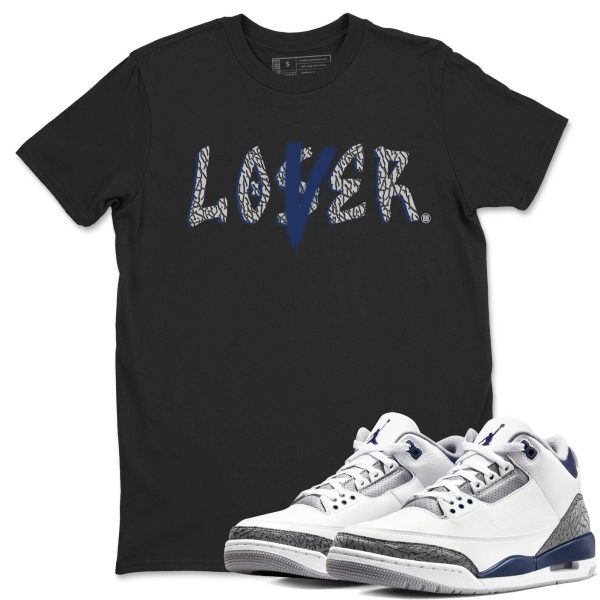 Loser Lover Sneaker Tee - Casual Unisex Cotton Sneaker T-Shirt To Match 3s Midnight Navy Jezsport.com