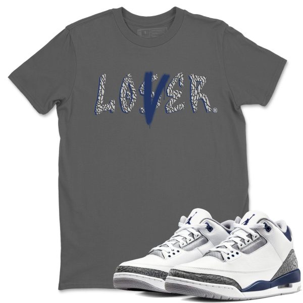 Loser Lover Sneaker Tee - Casual Unisex Cotton Sneaker T-Shirt To Match 3s Midnight Navy Jezsport.com