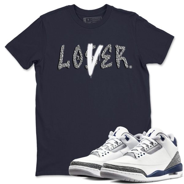 Loser Lover Sneaker Tee - Casual Unisex Cotton Sneaker T-Shirt To Match 3s Midnight Navy Jezsport.com