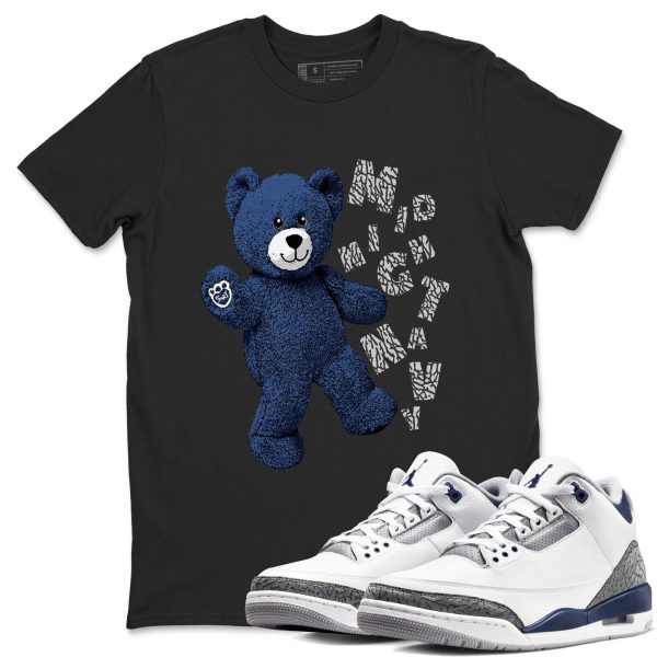 Hello Bear Sneaker Tee - Casual Unisex Cotton Sneaker T-Shirt To Match 3s Midnight Navy Jezsport.com