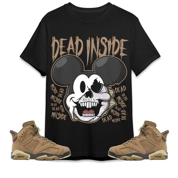 Mickey Horror Unisex Tees Jordan 6 Gore-Tex Brown Kelp to match Sneaker, Outfit Birthday Gift for Friends Jezsport.com