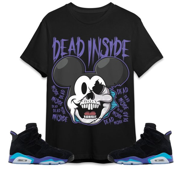 Mickey Horror Unisex Tees Jordan 6 Aqua to match Sneaker, Outfit Birthday Gift for Friends Jezsport.com