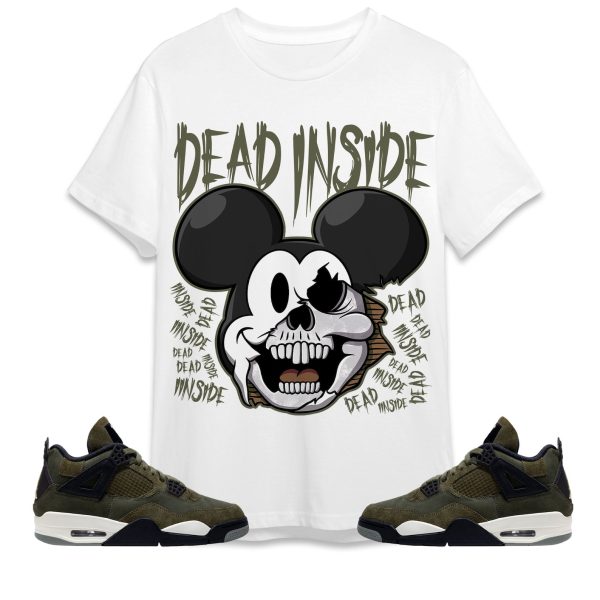 Mickey Horror Unisex Tees Jordan 4 SE Craft Medium Olive to match Sneaker, Outfit Birthday Gift for Friends Jezsport.com