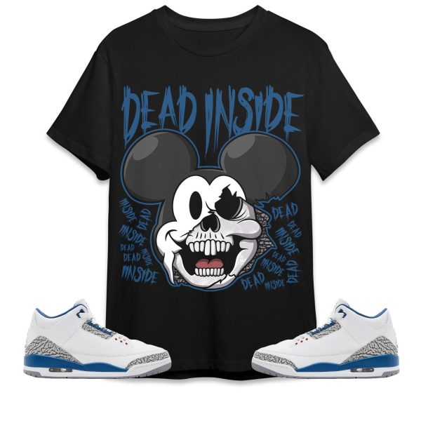 Mickey Horror Unisex Tees Jordan 3 Wizards to match Sneaker, Outfit Birthday Gift for Friends Jezsport.com