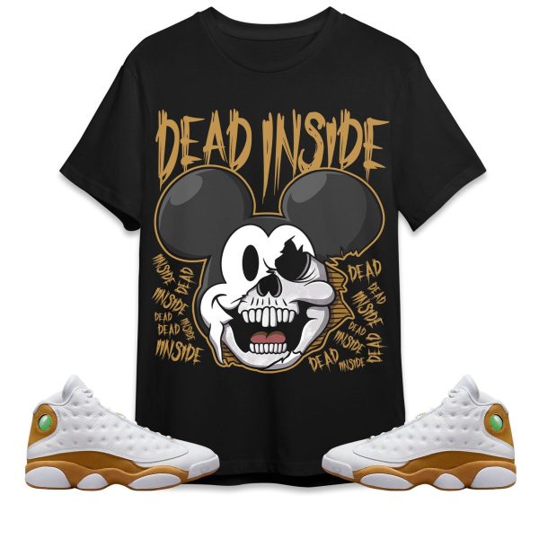 Mickey Horror Unisex Tees Jordan 13 Wheat to match Sneaker, Outfit Birthday Gift for Friends Jezsport.com