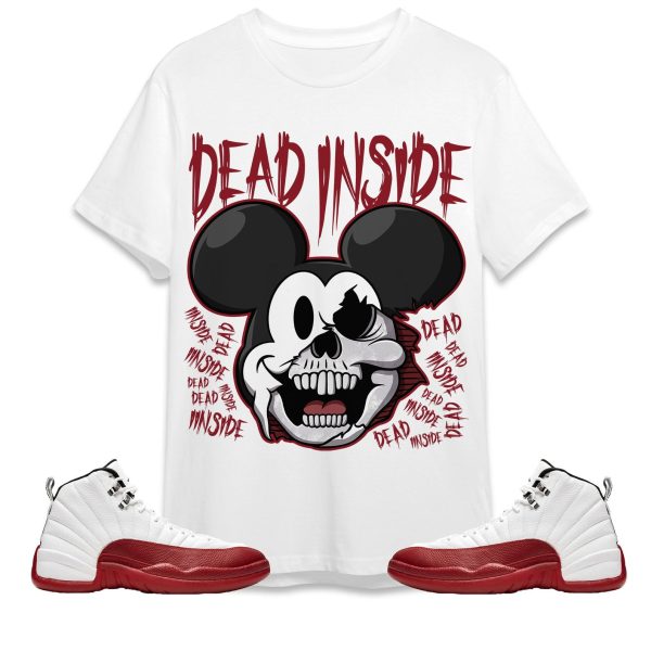 Mickey Horror Unisex Tees Jordan 12 Cherry to match Sneaker, Outfit Birthday Gift for Friends Jezsport.com