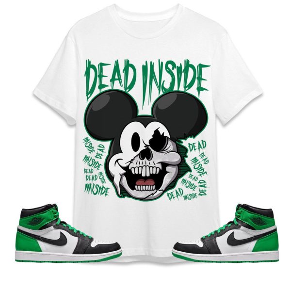 Mickey Horror Unisex Tees Jordan 1 Celtic Lucky Green to match Sneaker, Outfit Birthday Gift for Friends Jezsport.com