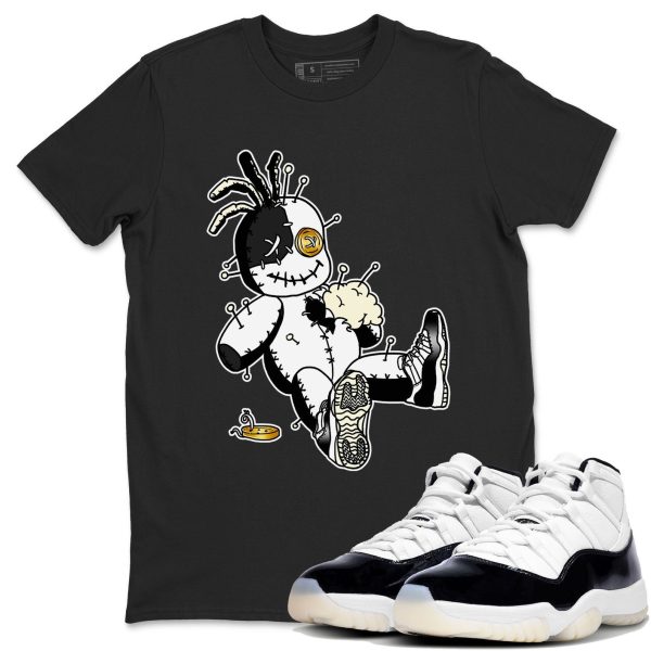 Voodoo Doll Unisex Crew Neck Sneaker Matching Tee Shirt To Match 11s Gratitude Jezsport.com