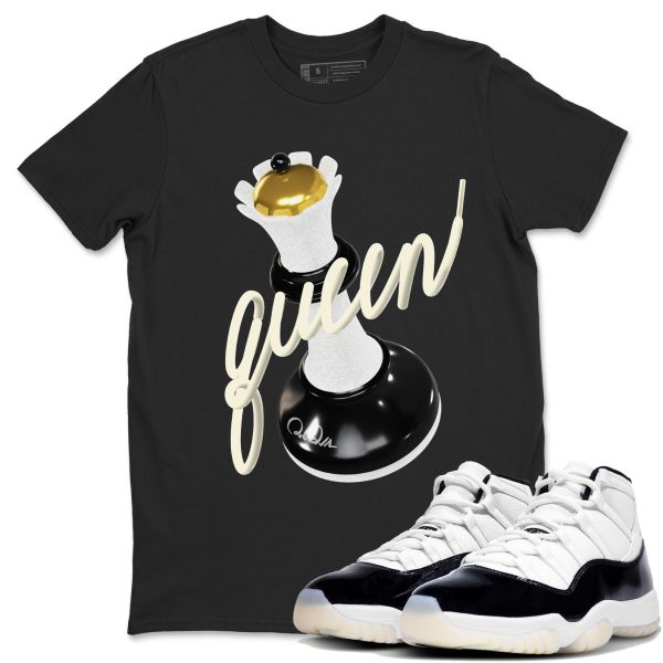 3D Queen Unisex Crew Neck Sneaker Matching Tee Shirt To Match 11s Gratitude Jezsport.com