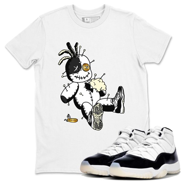 Voodoo Doll Unisex Crew Neck Sneaker Matching Tee Shirt To Match 11s Gratitude Jezsport.com