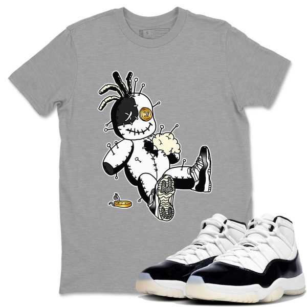 Voodoo Doll Unisex Crew Neck Sneaker Matching Tee Shirt To Match 11s Gratitude Jezsport.com