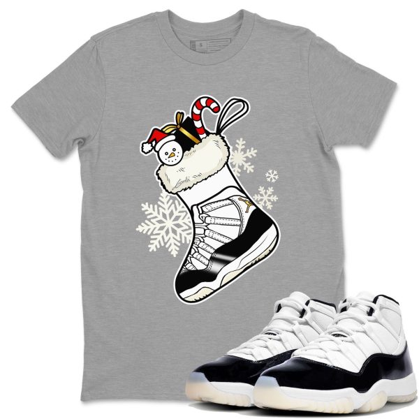 Sneaker Stocking Unisex Crew Neck Sneaker Matching Tee Shirt To Match 11s Gratitude Jezsport.com