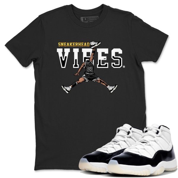 Sneakerhead Vibes Unisex Crew Neck Sneaker Matching Tee Shirt To Match 11s Gratitude Jezsport.com