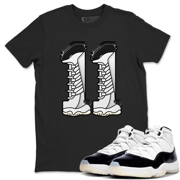 Number 11 Unisex Crew Neck Sneaker Matching Tee Shirt To Match 11s Gratitude Jezsport.com