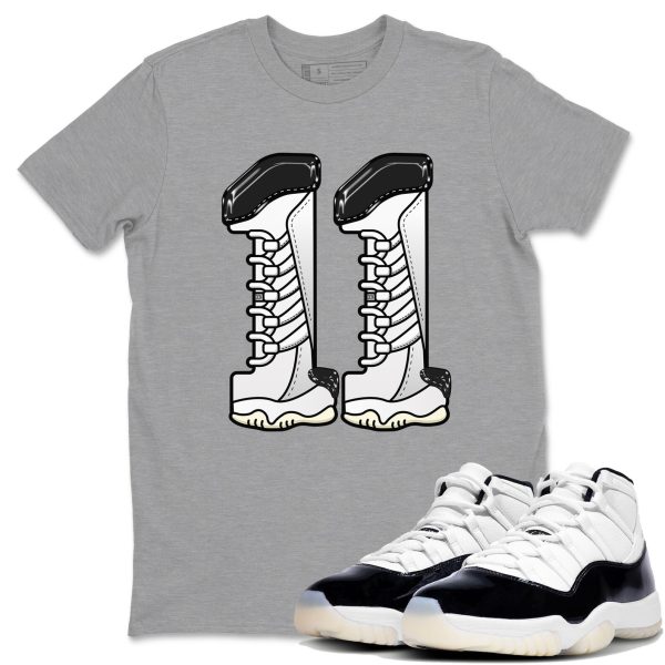 Number 11 Unisex Crew Neck Sneaker Matching Tee Shirt To Match 11s Gratitude Jezsport.com