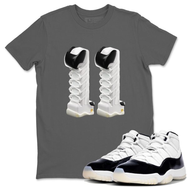 3D Number 11 Unisex Crew Neck Sneaker Matching Tee Shirt To Match 11s Gratitude Jezsport.com