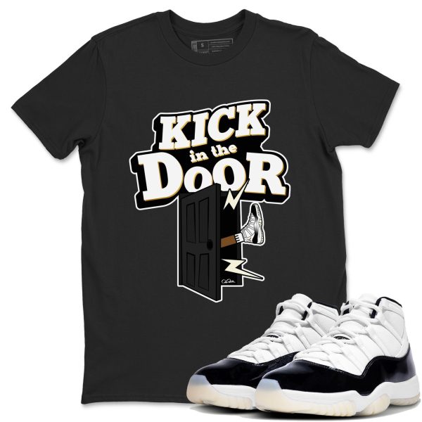 Kick In The Door Unisex Crew Neck Sneaker Matching Tee Shirt To Match 11s Gratitude Jezsport.com