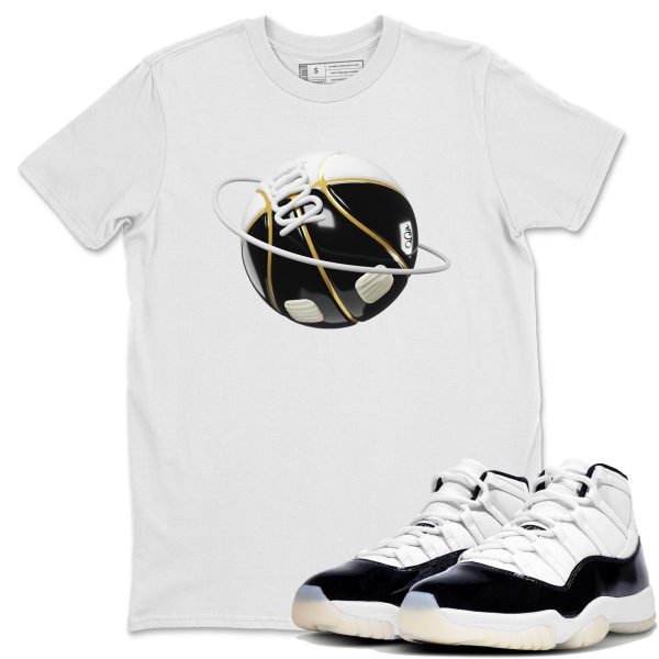 Basketball Planet Unisex Crew Neck Sneaker Matching Tee Shirt To Match 11s Gratitude Jezsport.com