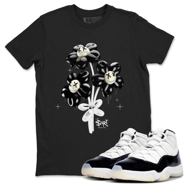 Balloon Bouquet Unisex Crew Neck Sneaker Matching Tee Shirt To Match 11s Gratitude Jezsport.com