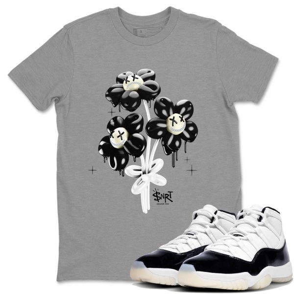 Balloon Bouquet Unisex Crew Neck Sneaker Matching Tee Shirt To Match 11s Gratitude Jezsport.com