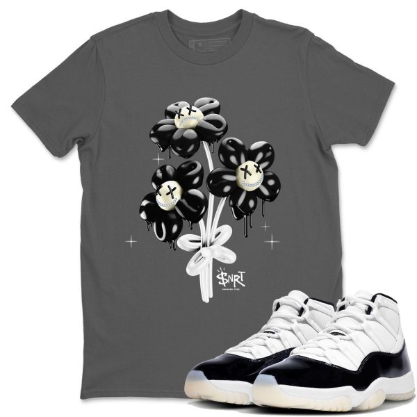 Balloon Bouquet Unisex Crew Neck Sneaker Matching Tee Shirt To Match 11s Gratitude Jezsport.com