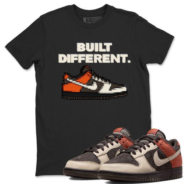 Built Different Sneaker Tee - Casual Unisex Cotton Sneaker T-Shirt To Match Dunks Red Panda Jezsport.com