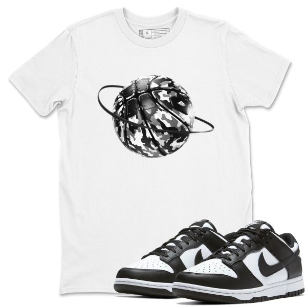 Camo Basketball Planet Sneaker Tee - Casual Unisex Cotton Sneaker T-Shirt To Match Dunks Panda Jezsport.com