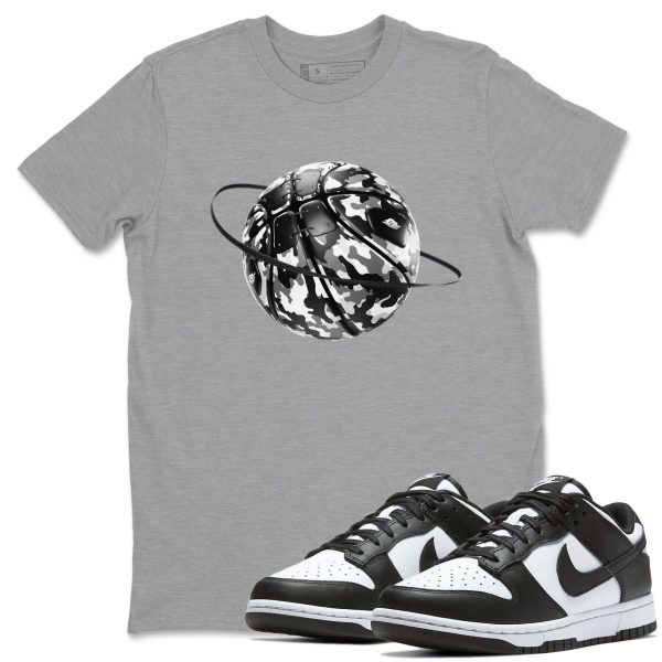 Camo Basketball Planet Sneaker Tee - Casual Unisex Cotton Sneaker T-Shirt To Match Dunks Panda Jezsport.com