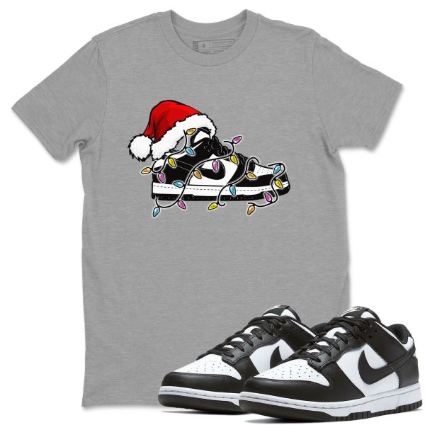 Christmas Light Sneaker Sneaker Tee - Casual Unisex Cotton Sneaker T-Shirt To Match Dunks Panda Jezsport.com