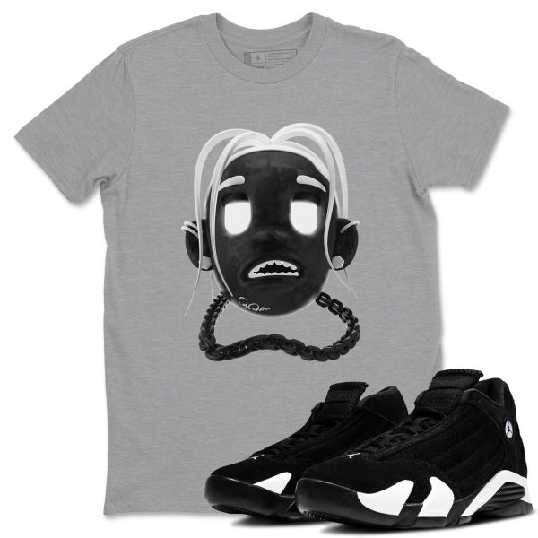 Goosebumps Boy Sneaker Tee - Casual Unisex Cotton Sneaker T-Shirt To Match 14s Black White Panda Jezsport.com