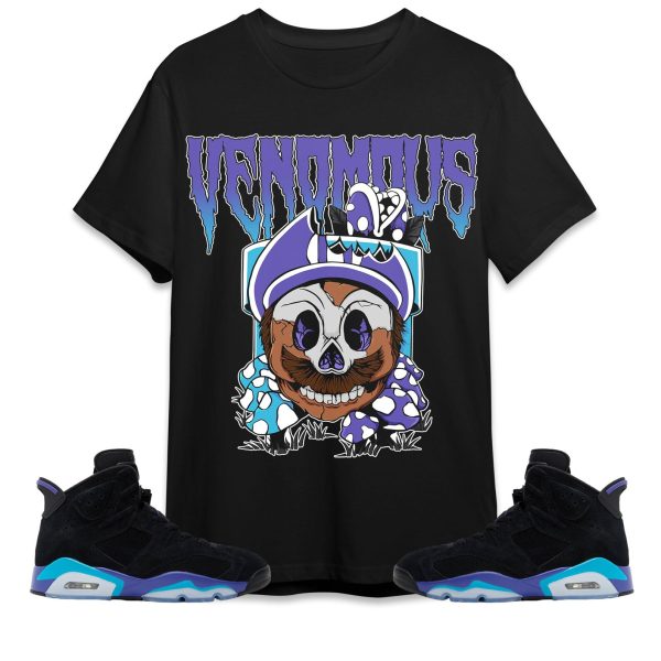 Mario Venomous Unisex Tees Jordan 6 Aqua to Match Sneaker,Outfit Birthday Gift Jezsport.com