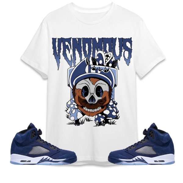 Mario Venomous Unisex Tees Jordan 5 Midnight Navy to Match Sneaker,Outfit Birthday Gift Jezsport.com