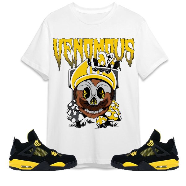 Mario Venomous Unisex Tees Jordan 4 Thunder to Match Sneaker,Outfit Birthday Gift Jezsport.com