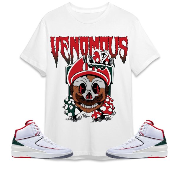 Mario Venomous Unisex Tees Jordan 2 Italy to Match Sneaker,Outfit Birthday Gift Jezsport.com