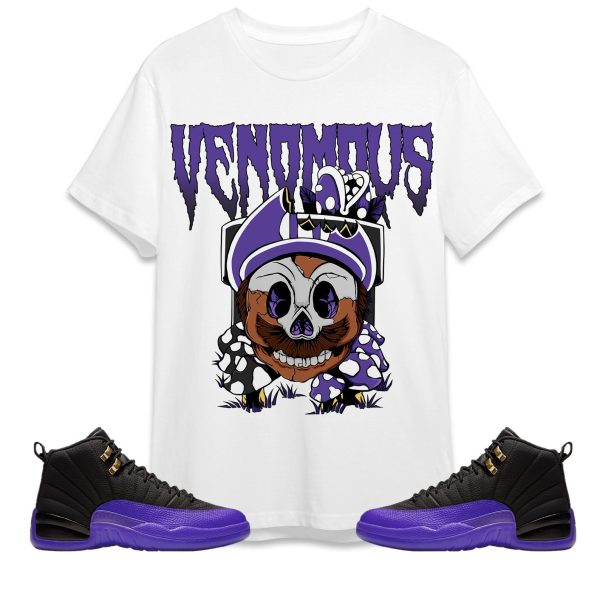 Mario Venomous Unisex Tees Jordan 12 Field Purple to Match Sneaker,Outfit Birthday Gift Jezsport.com