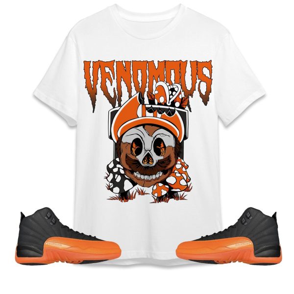 Mario Venomous Unisex Tees Jordan 12 Brilliant Orange to Match Sneaker,Outfit Birthday Gift Jezsport.com