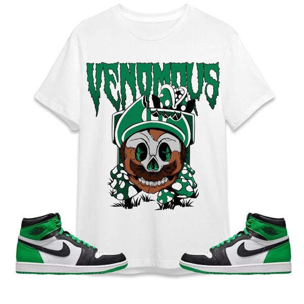 Mario Venomous Unisex Tees Jordan 1 Celtic Lucky Green to Match Sneaker,Outfit Birthday Gift Jezsport.com