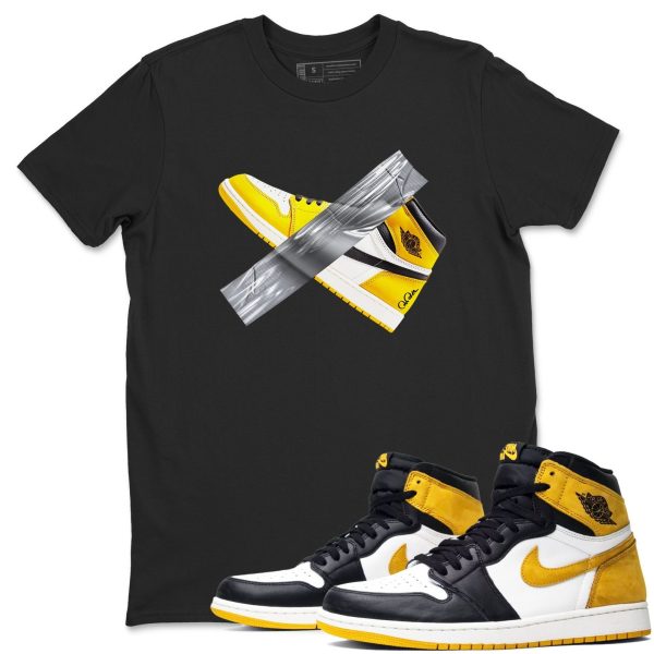 Duct Tape - Casual Unisex Cotton Sneaker T-Shirt To Match 1s Yellow Ochre Streetwear Jezsport.com