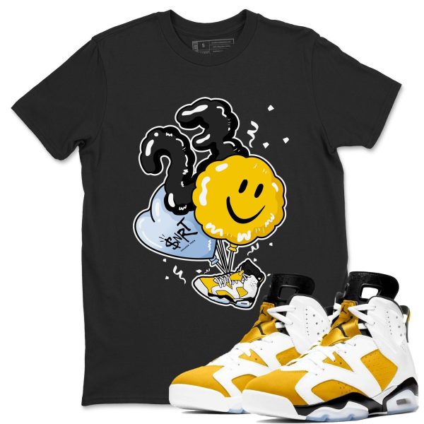 Balloon Sneaker Tee - Casual Unisex Cotton Sneaker T-Shirt To Match 6s Yellow Ochre Streetwear Jezsport.com