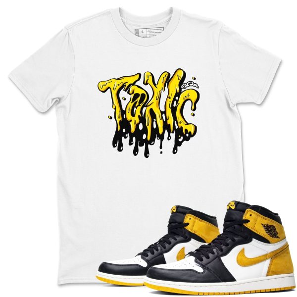 Toxic Sneaker Tee - Casual Unisex Cotton Sneaker T-Shirt To Match 1s Yellow Ochre Streetwear Jezsport.com